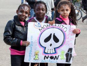 Marching against Monsanto in Paris